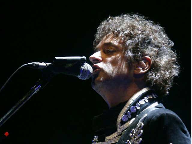 <p>Cerati in 2010: he had enjoyed a successful solo career since the break-up of Soda Stereo</p>