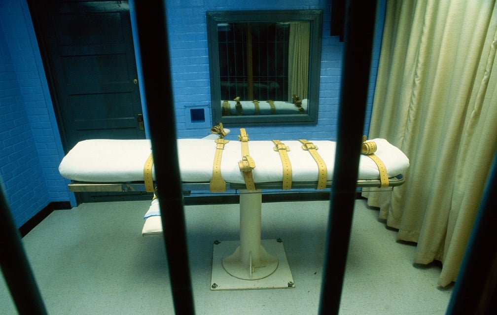 Una cámara de ejecución por inyección letal en Texas