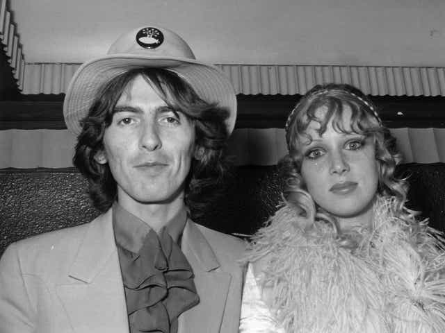 George Harrison de los Beatles y su esposa Patti Boyd