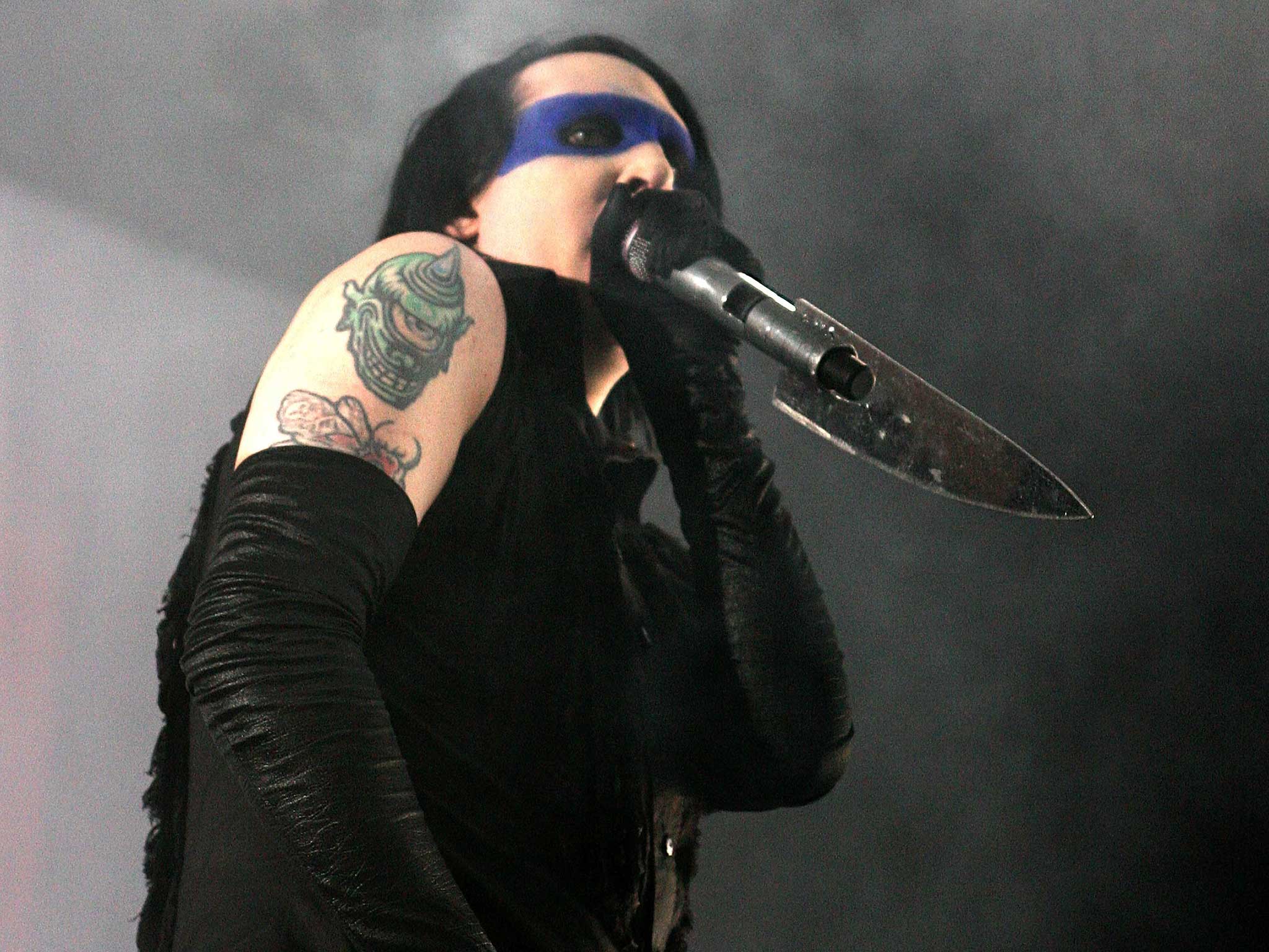 La estrella del rock gótico Marilyn Manson