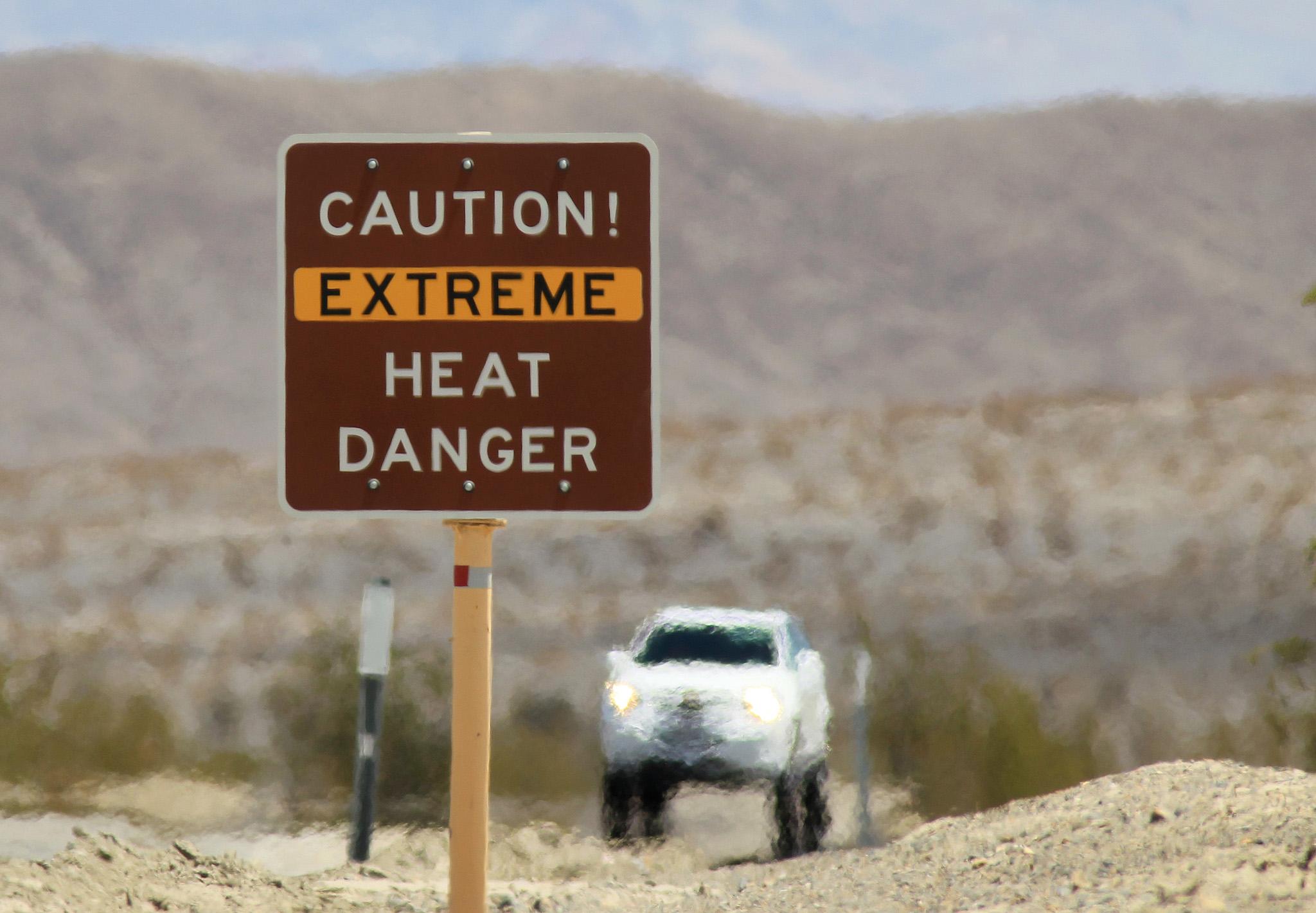 <p>El Valle de la Muerte de California tiene la temperatura más alta registrada</p>