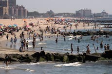 La costa este se verá afectada por la ola de calor del sur este fin de semana