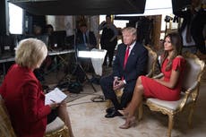 Trump tuitea imágenes de la entrevista que abandonó