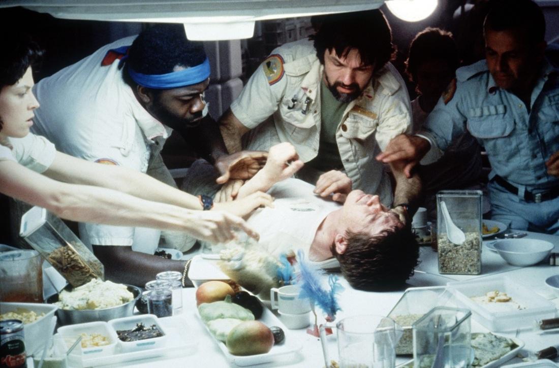 John Hurt y el elenco desprevenido de ‘Alien’