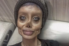 La “Angelina Jolie zombie” muestra su verdadero rostro tras salir de la cárcel en Irán