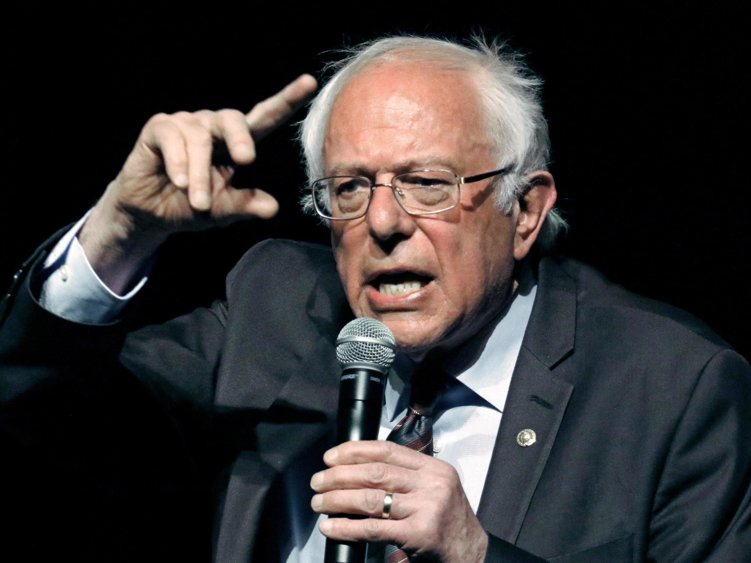 Sanders compitió con Biden por la candidatura presidencial del Partido Demócrata