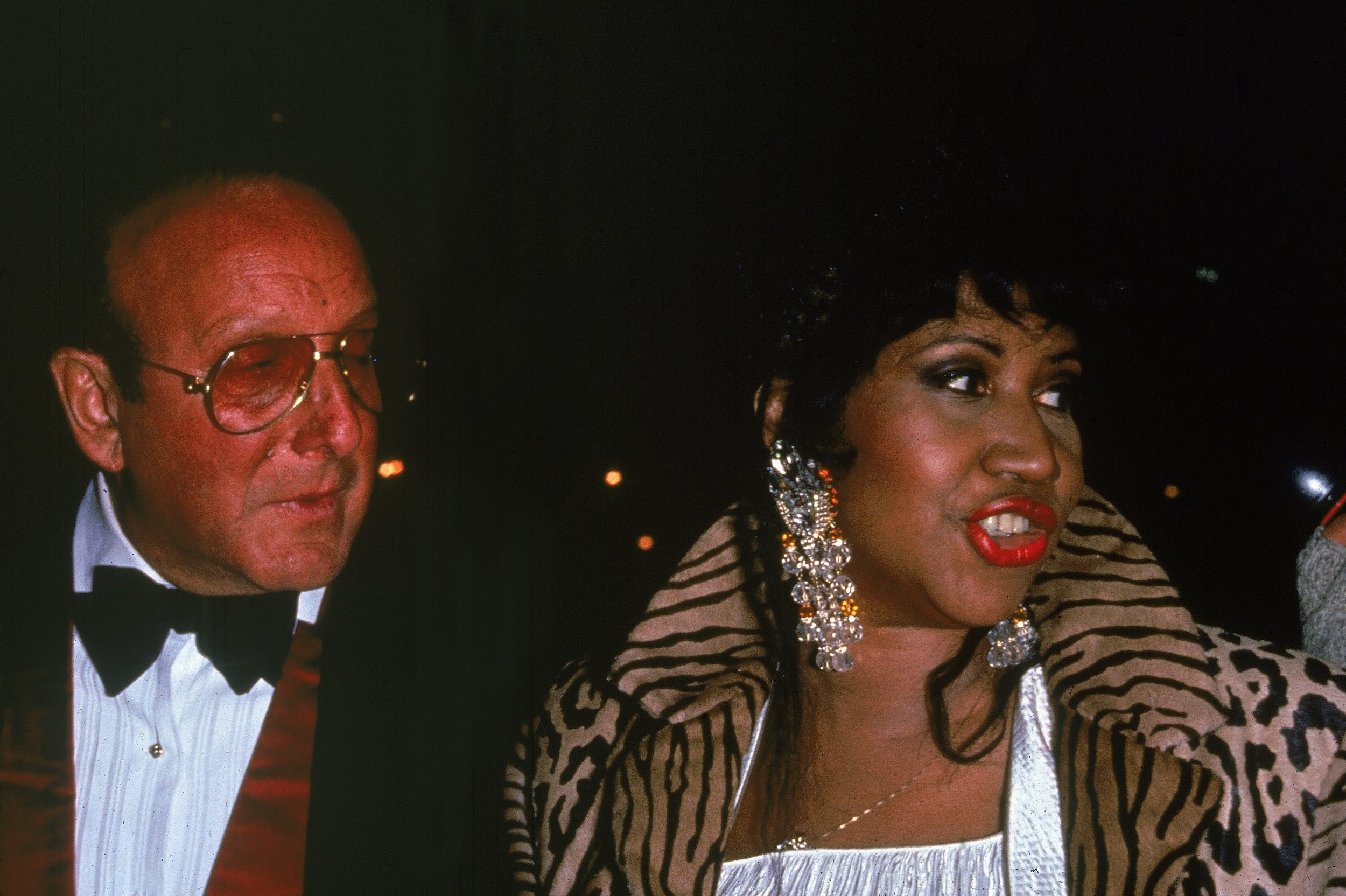 Clive Davis junto a Aretha Franklin, quien lo describió como "el mejor productor discográfico de todos los tiempos"