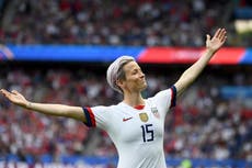 Megan Rapinoe felicita a Joe Biden por su esperada victoria electoral