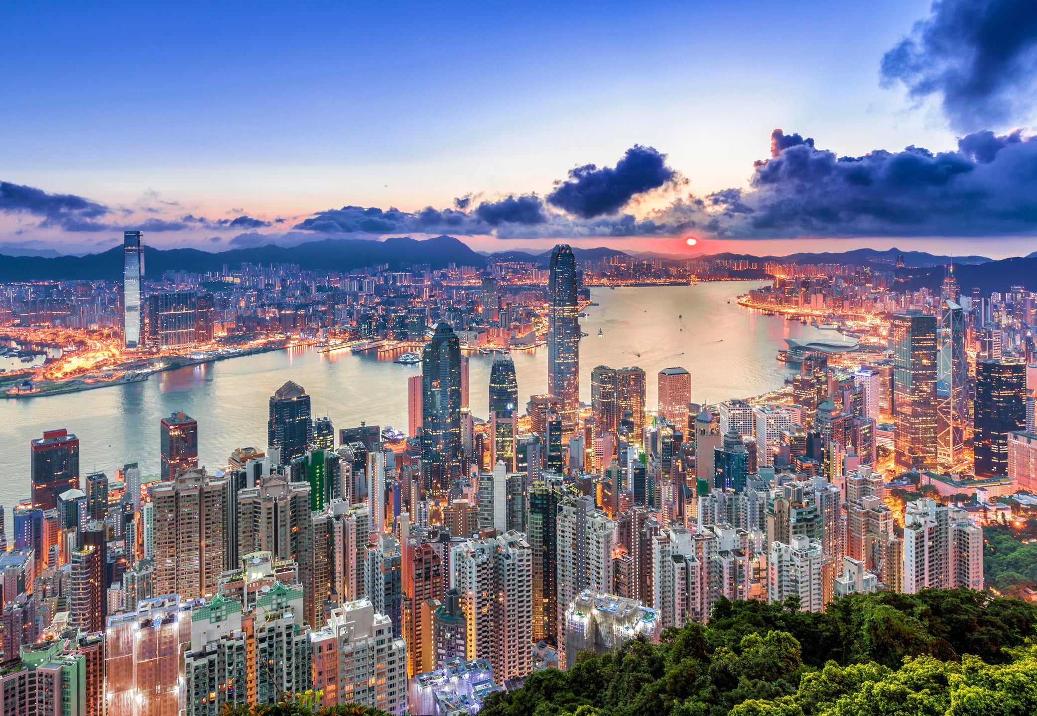 Hong Kong es una de las ciudades más grandes del mundo.