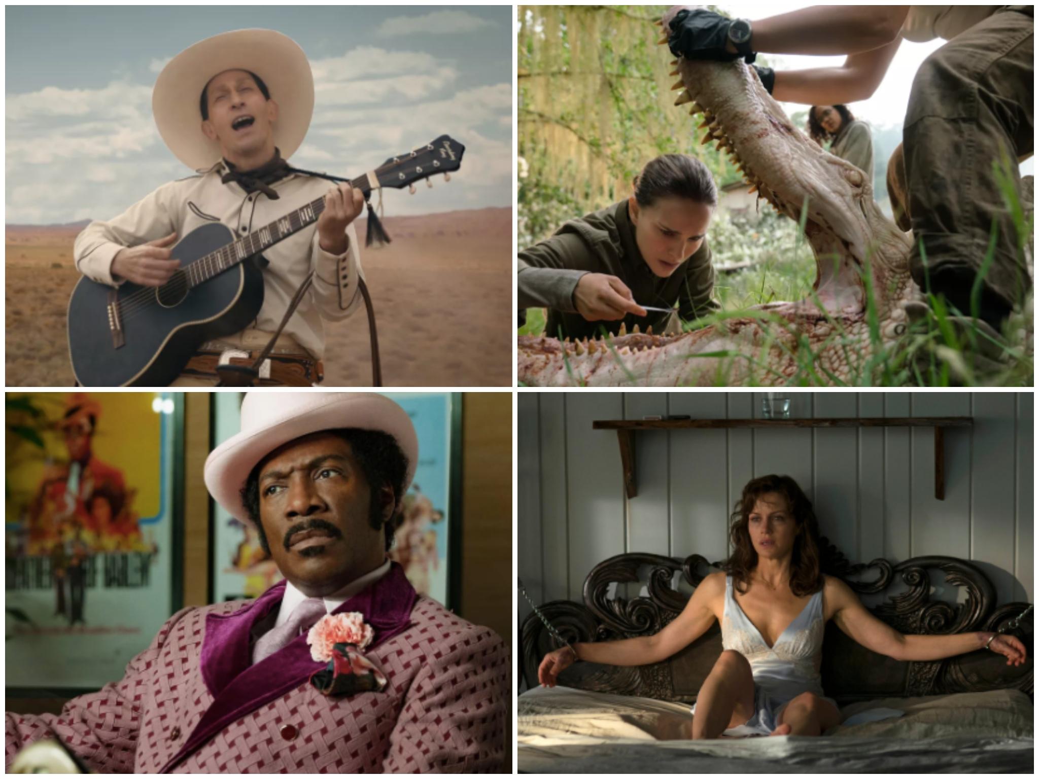 'The Ballad of Buster Scruggs', 'Annihilation', 'Dolemite Is My Name' y 'Gerald's Game' se encuentran entre las mejores películas originales para ver en Netflix