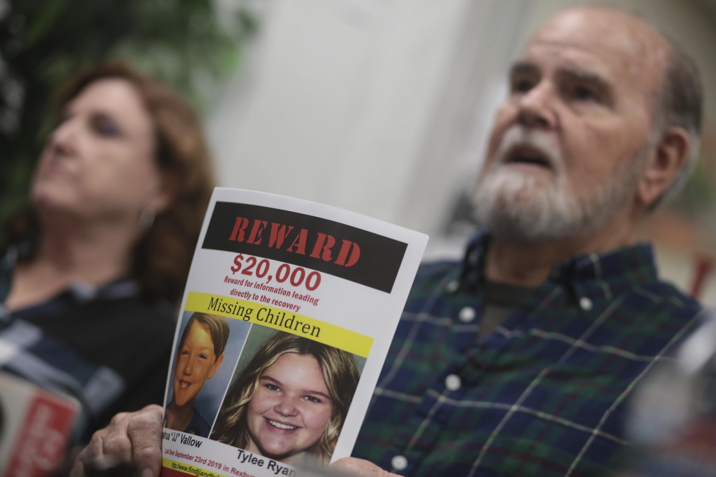 Kay y Larry Woodcock ofrecieron US$20.000 por información sobre los niños desaparecidos Joshua Vallow y Tylee Ryan