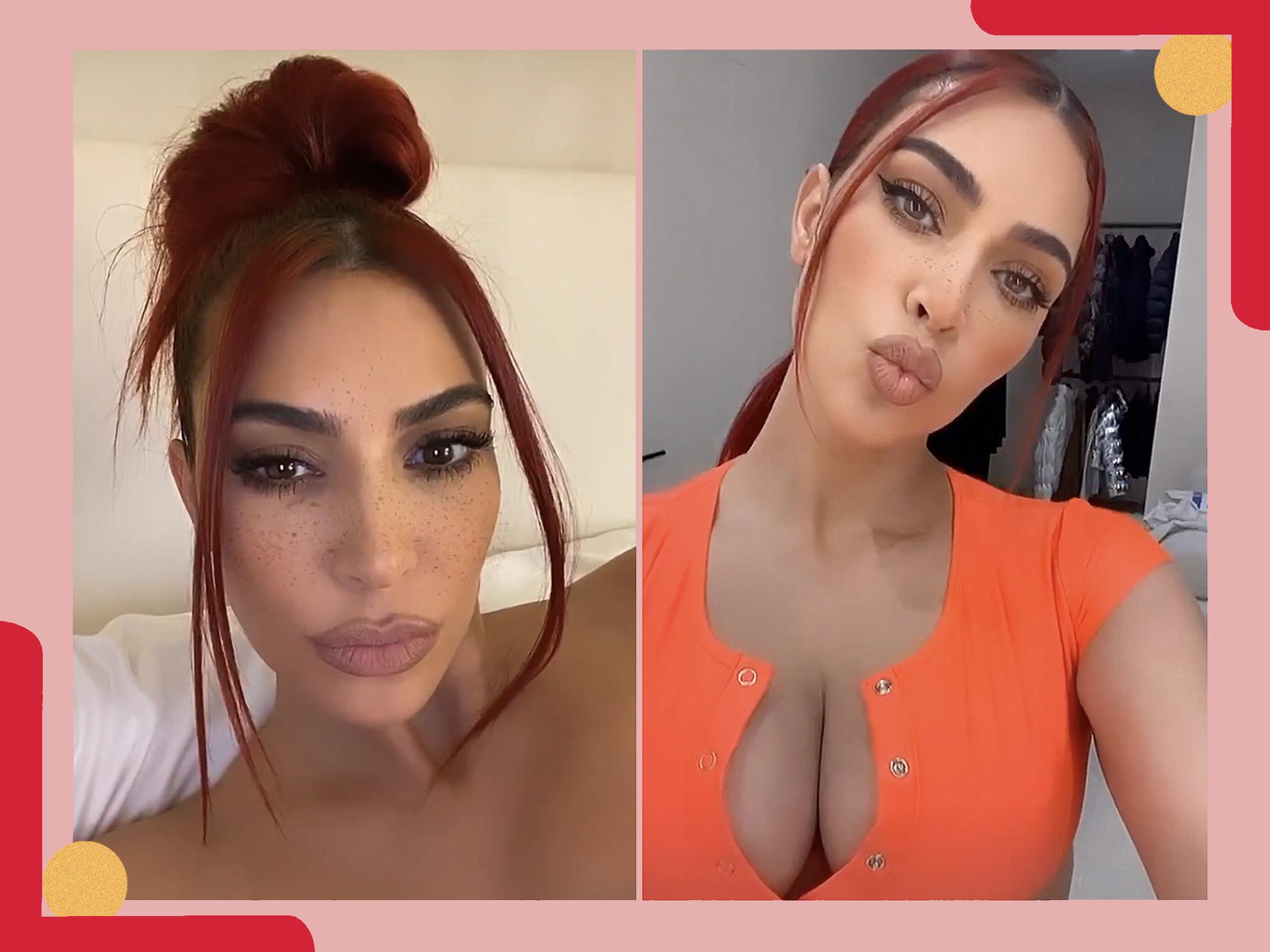 Kim Kardashian ahora es pelirroja: te explicamos cómo copiar la tendencia de cabello más grande de esta temporada