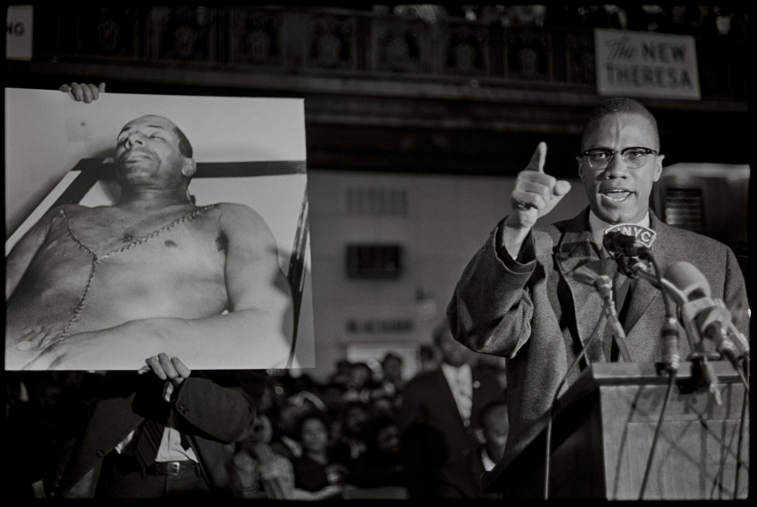Malcolm X, Harlem, mayo de 1963
