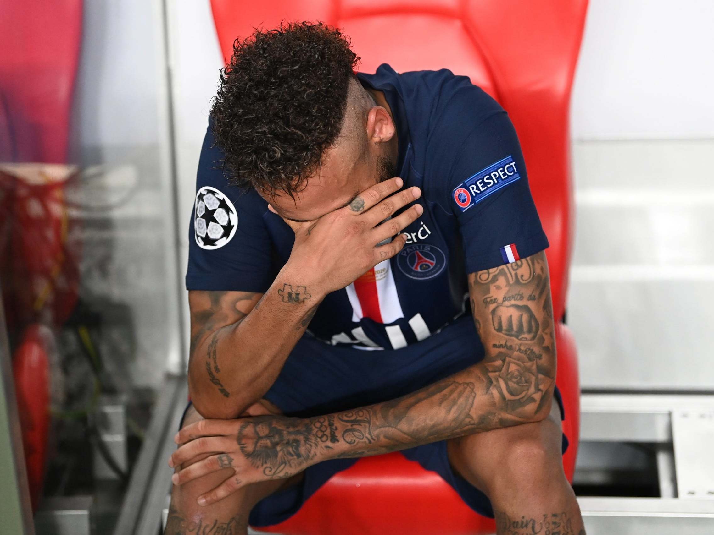 Neymar no pudo guiar a su equipo a su primer título de la Champions League