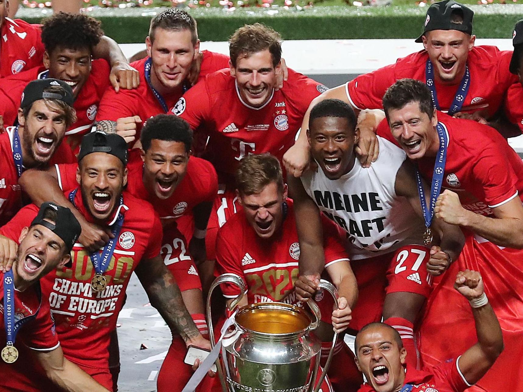 El Bayern Munich celebra su sexta corona europea