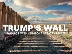 Impactante anuncio del Proyecto Lincoln muestra un “Muro de Trump” conformado por 175.000 ataúdes de víctimas de coronavirus 