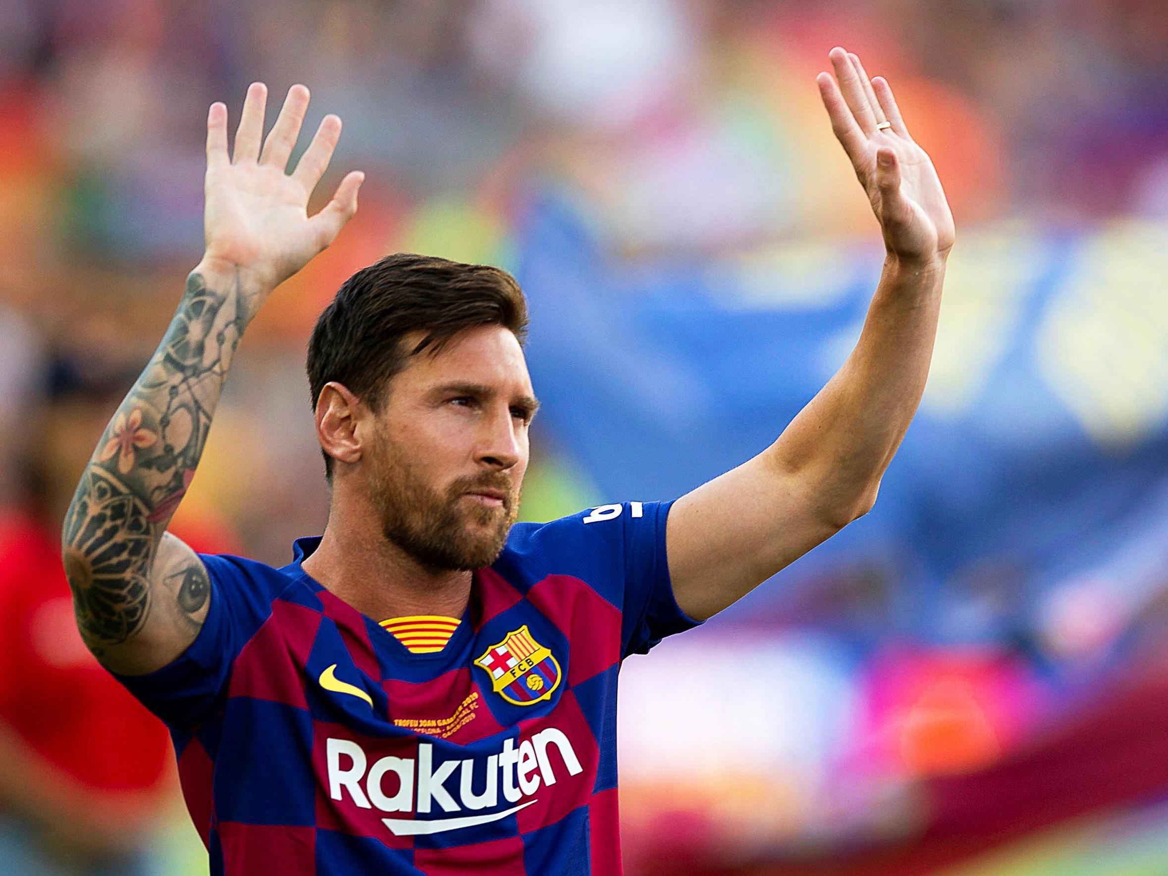 Lionel Messi, delantero argentino del FC Barcelona