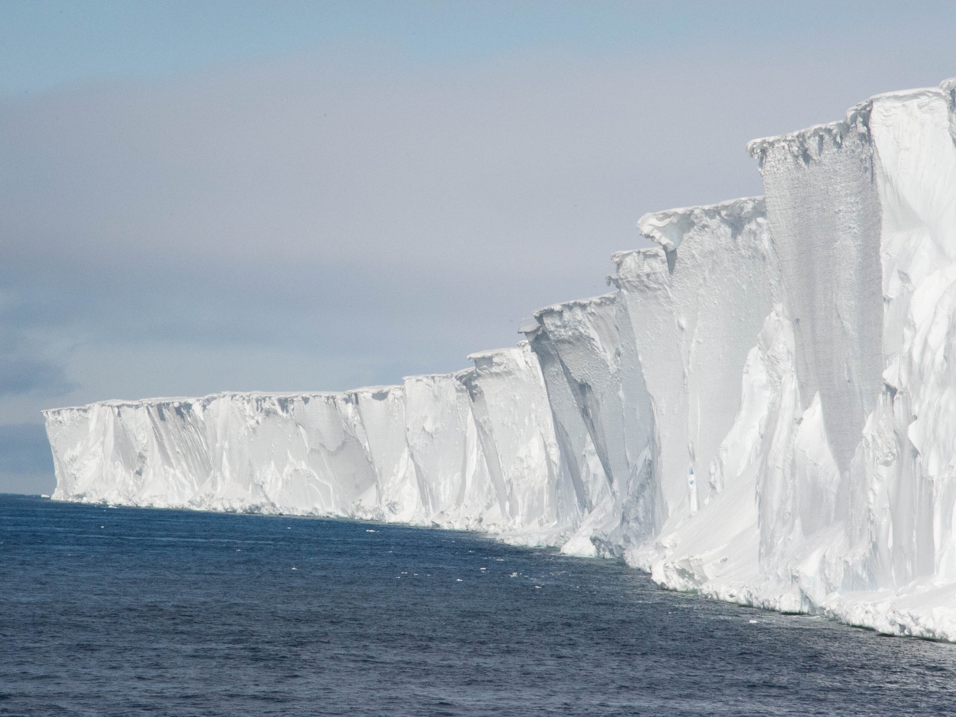 La plataforma de hielo del mar de Ross es la más grande de la Antártida