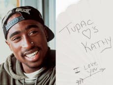Subastarán cartas de amor de la adolescencia de Tupac Shakur