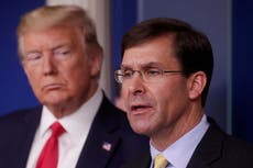 Trump trató de enviar soldados con “rifles y bayonetas” para reprimir protestas por George Floyd, afirman