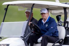 Duras críticas contra Trump por usar sello presidencial para promover un campo de golf